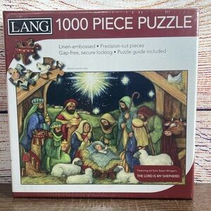 Lang 1000 Piece Nativity Puzzle Feat. Art from Susan Winget BRAND NEW